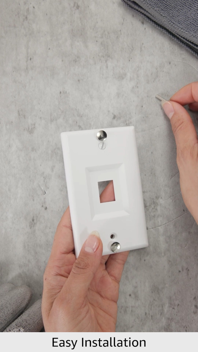 Amazon.com: Legrand On-Q WP3467WH Phone Wall Plate, Keystone Wall